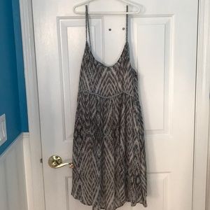 Free people open back flowy boho dress